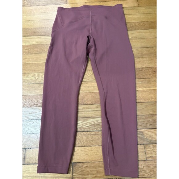 Lululemon Size 12 InStill High-Rise Tight 25" Smoky Red - Picture 2 of 5